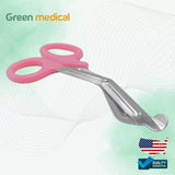 Medical Paramedic Nurse Pink Utility Scissors EMT / Trauma. German Grade