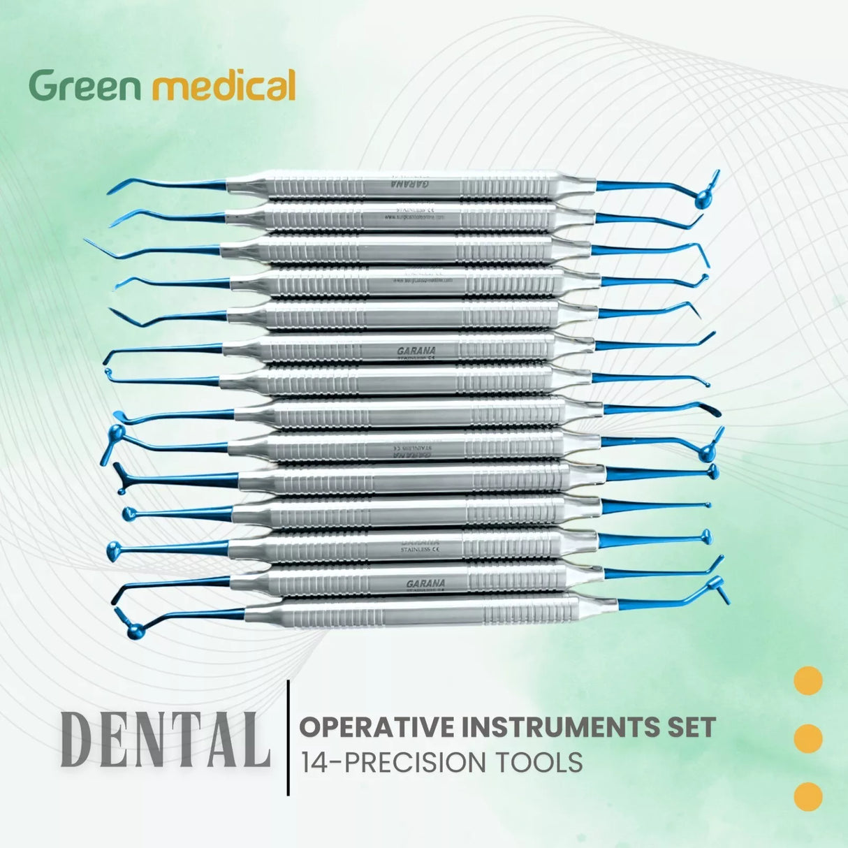 Dental Implant Bone Graft Operative instruments set of 14pcs