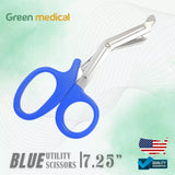 Medical Paramedic Nurse Pink Utility Scissors EMT / Trauma. Royal Blue