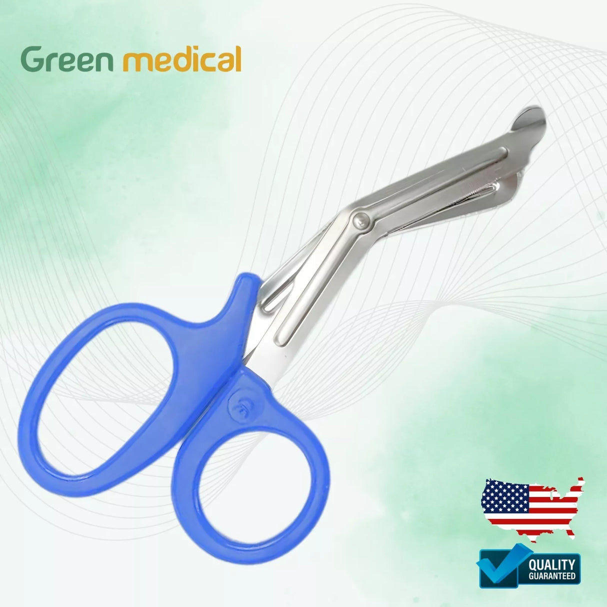 Medical Paramedic Nurse Pink Utility Scissors EMT / Trauma. Royal Blue