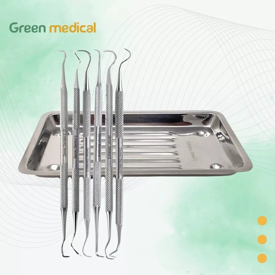 Scaler Tray for Curettes, Explorers, Mirrors, Probes, Surgical Dental Instrument