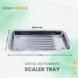 Scaler Tray for Curettes, Explorers, Mirrors, Probes, Surgical Dental Instrument