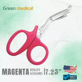 Medical Paramedic Nurse Pink Utility Scissors EMT / Trauma. Magenta